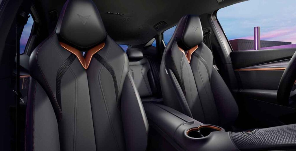 Cupra Tavascan Endurance First Edition, vista interior de los asientos traseros