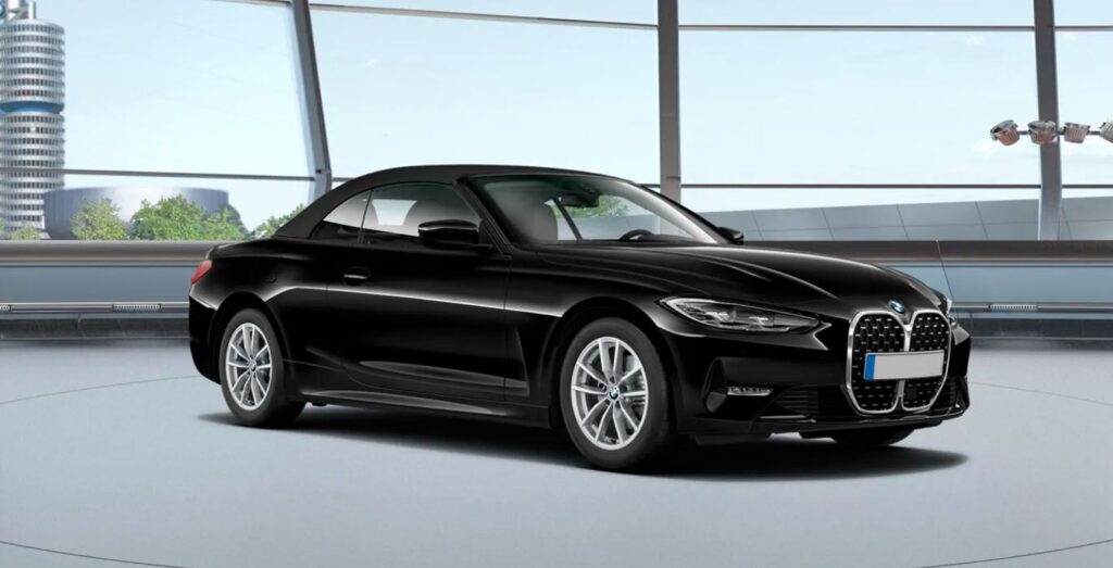 BMW Serie 4 420i Cabrio descapotable exterior con capota