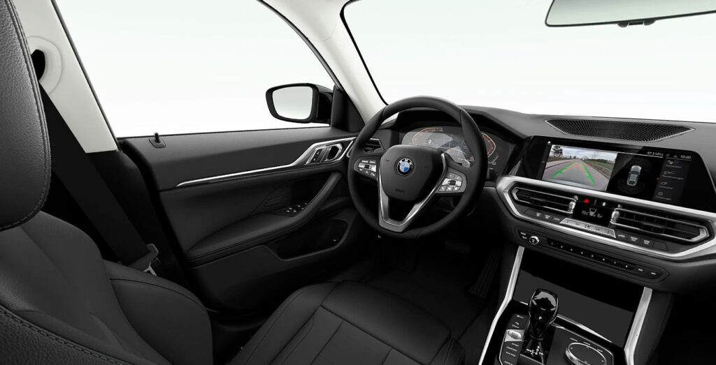 Salpicadero e interior delantero del BMW Serie 4 Gran Coupé 420i