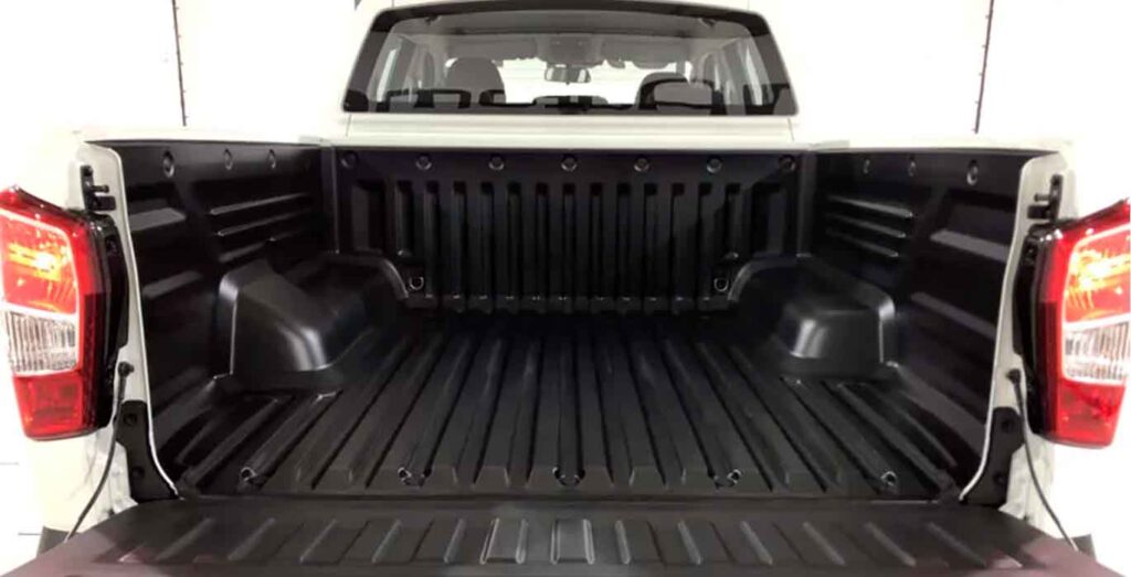 SsangYong Musso Sports D22 DTR Pro 4x4 automático, detalle del maletero