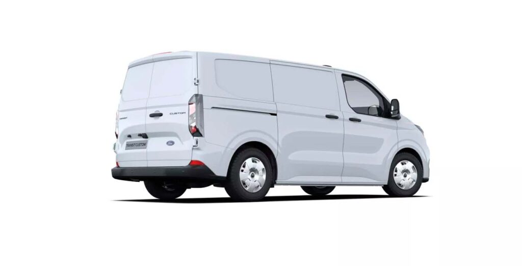 Ford Transit Custom Van Trend vista trasera renting Madrid
