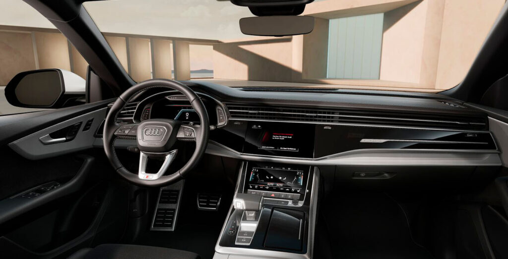 Audi Q8 SUV S line 45 TDI Quattro Tiptronic, vista interior delantera