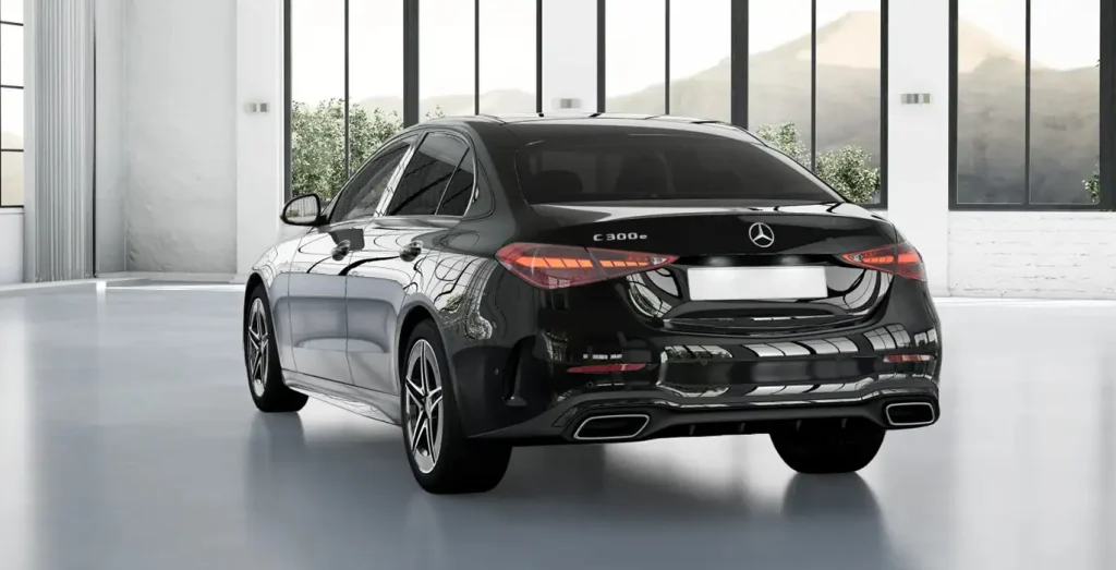 Mercedes-Benz-Clase-C-Berlina-300e-EQ-trasera