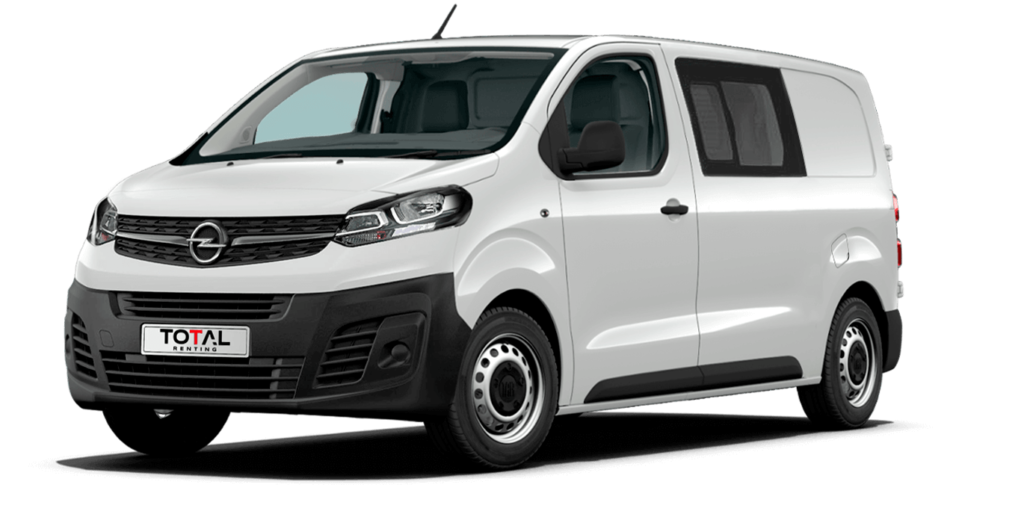 Opel Vivaro Doble Cabina 6 plazas 120cv en renting, furgoneta talla M