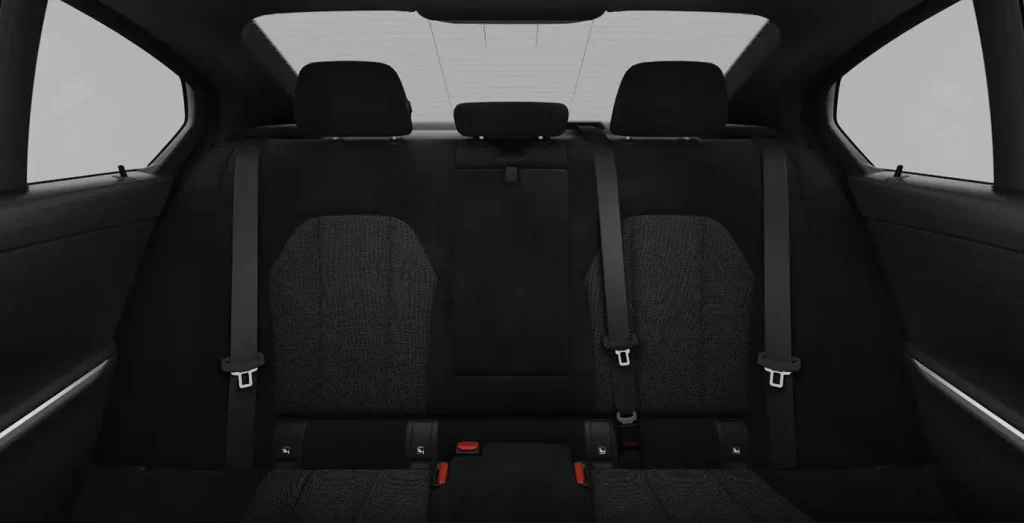 BMW Serie 3 320d, vista interior de los asientos traseros