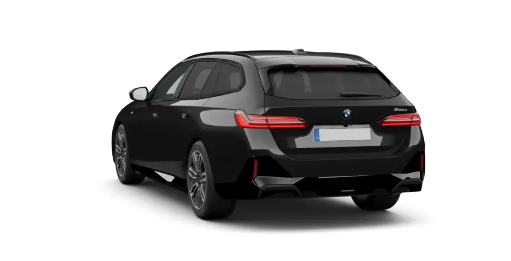 BMW Serie 5 520d Touring vista trasera, coche en renting en Madrid