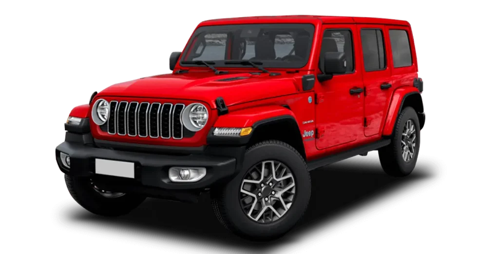 Jeep Wrangler 4xe PHEV Sahara 2.0 TC GME híbrido enchufable en renting sin matrícula