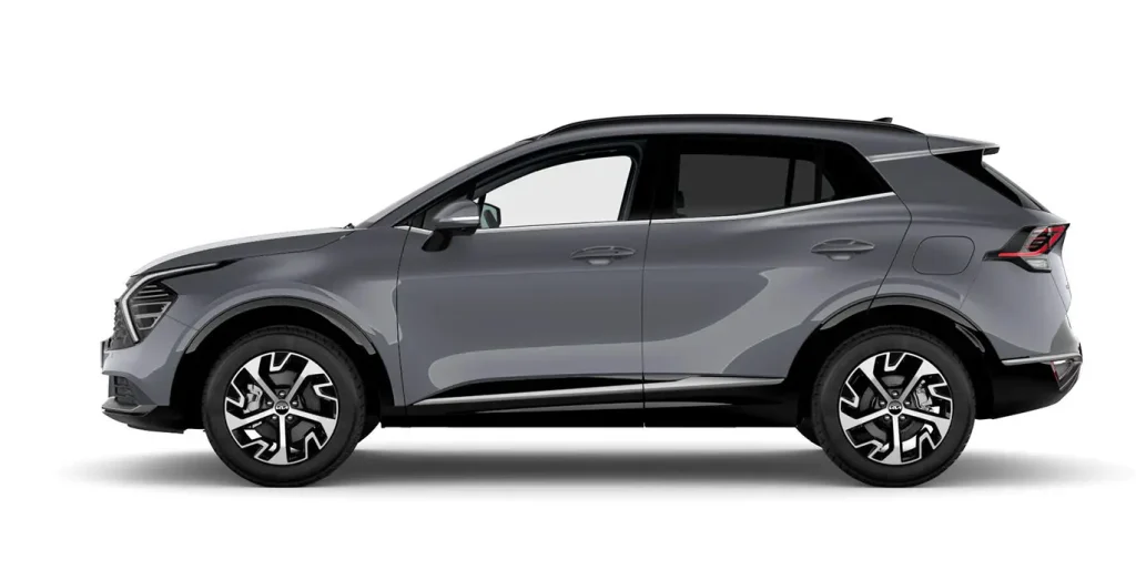 Kia Sportage 1.6 T-GDI PHEV Drive 4x4 en renting, vista lateral