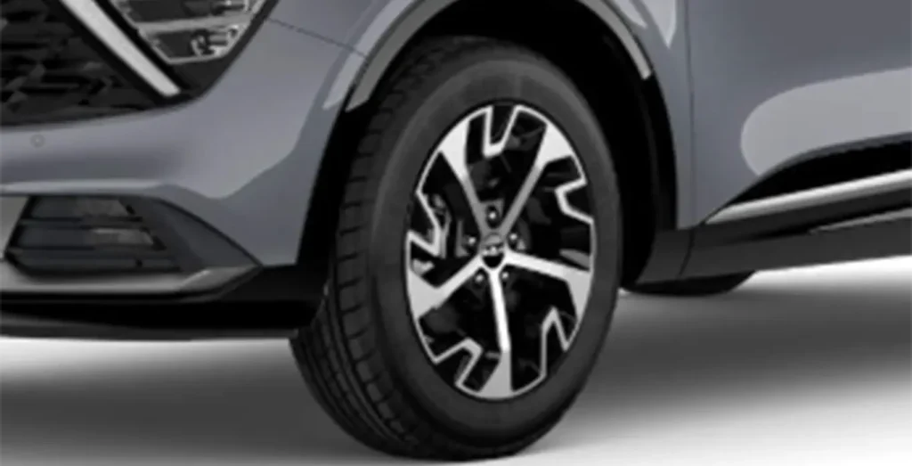 Rueda y llanta del KIA Sportage 1.6 T-GDI PHEV Drive 4x4, coche en renting