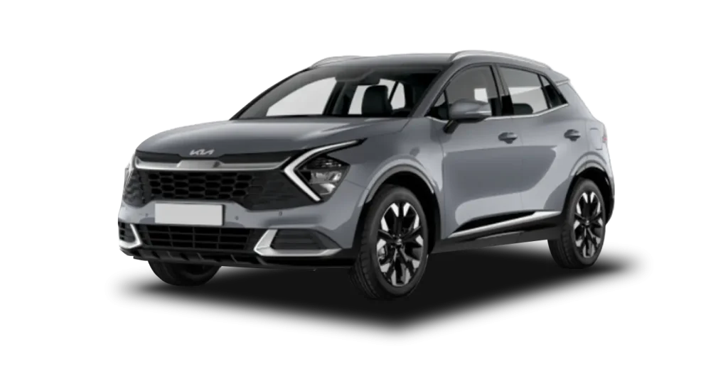 Kia Sportage 1.6 T-GDI PHEV Drive 4x4 en renting sin matrícula, vista frontal