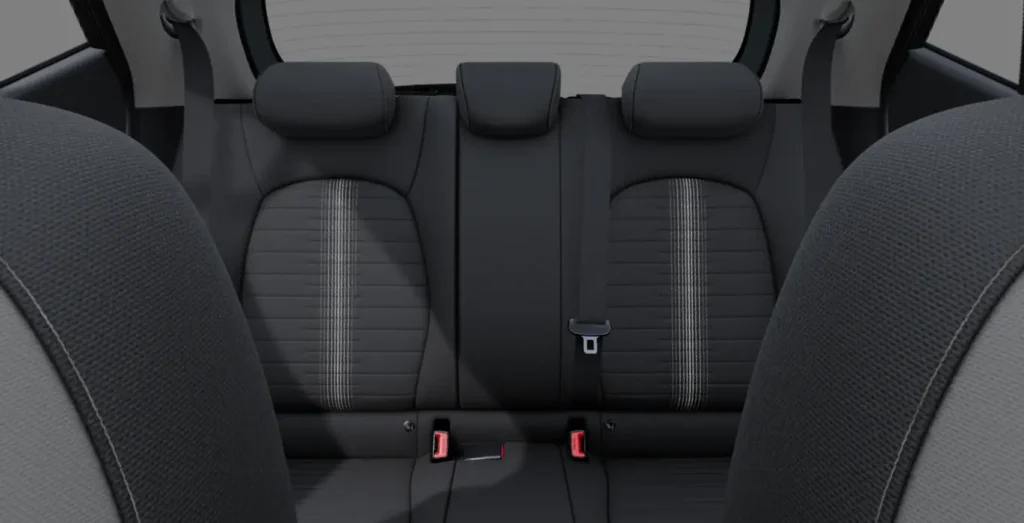 Interior trasero del Hyundai i10 1.0 MPI Klass 63 CV