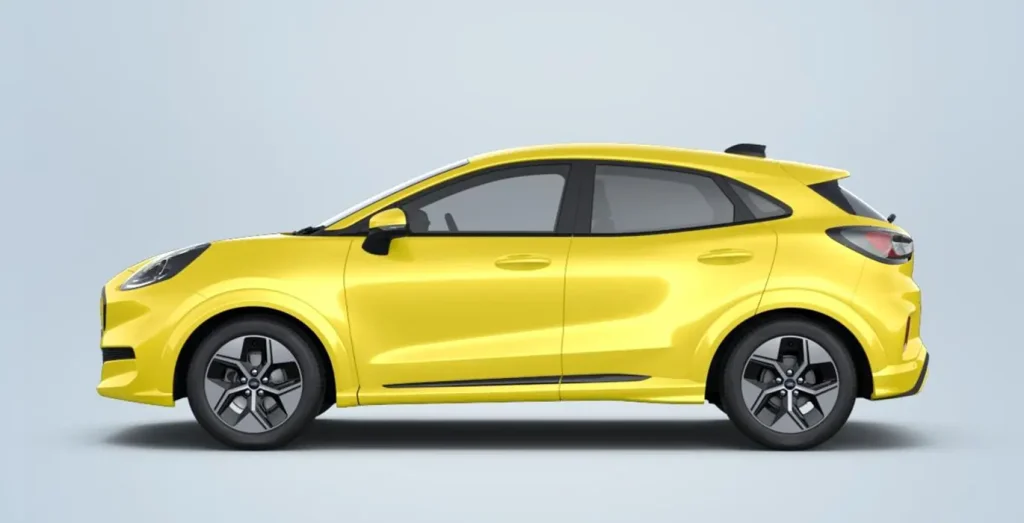 Ford Puma Gen-E 100 Eléctrico 168cv, vista lateral del SUV compacto