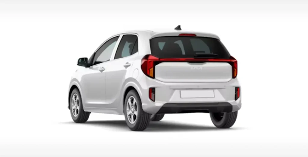 Kia Picanto 1.0 DPI Concept vista trasera renting Madrid