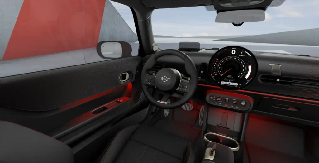 Interior delantera del MINI John Cooper Works