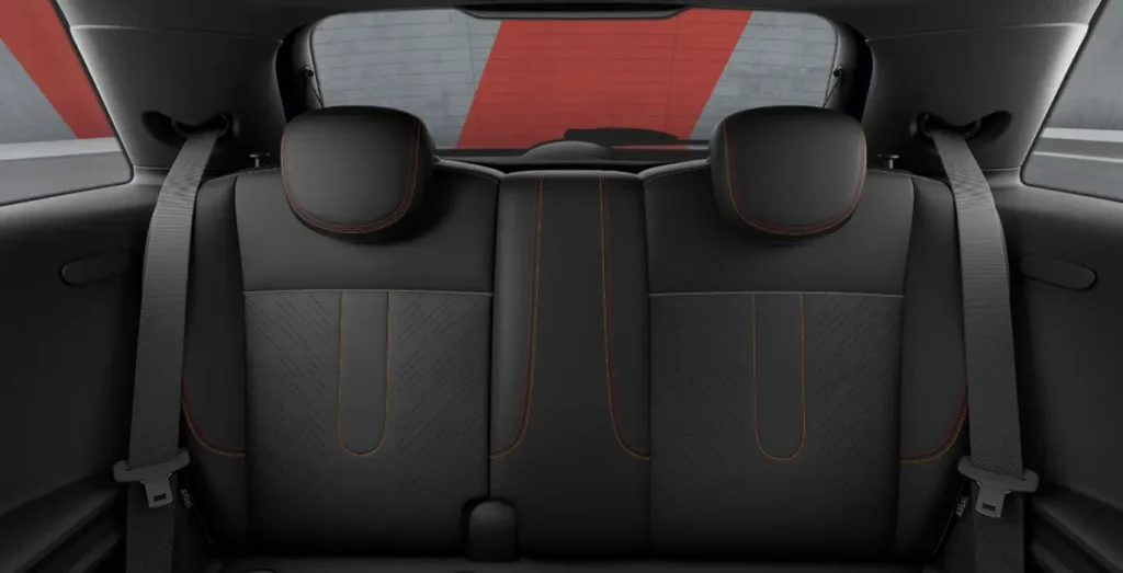 Interior trasera del MINI John Cooper Works