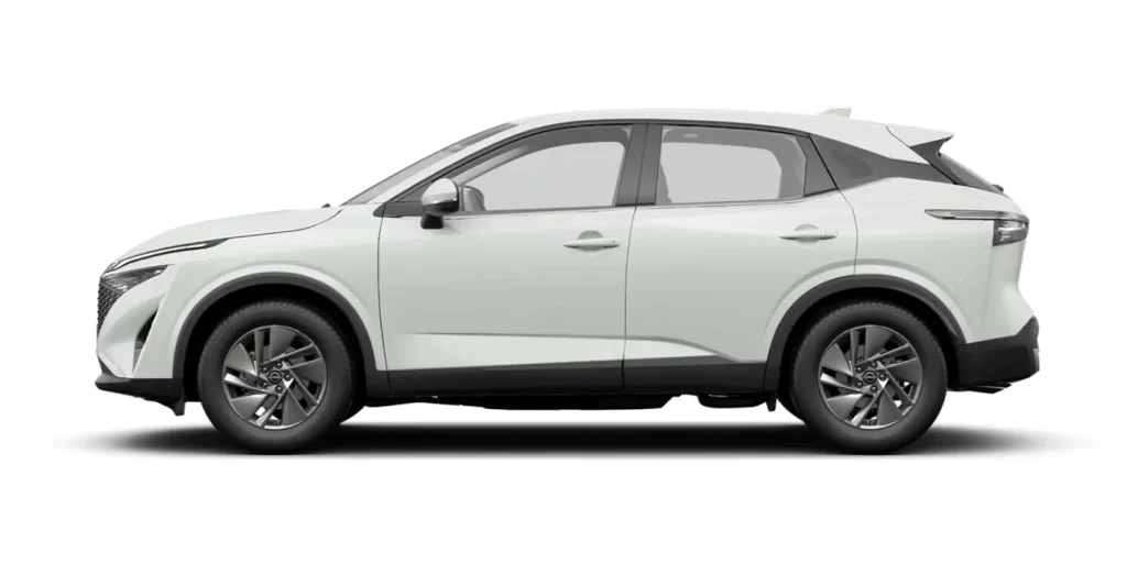 Vista lateral del Nissan Qashqai MHEV Acenta