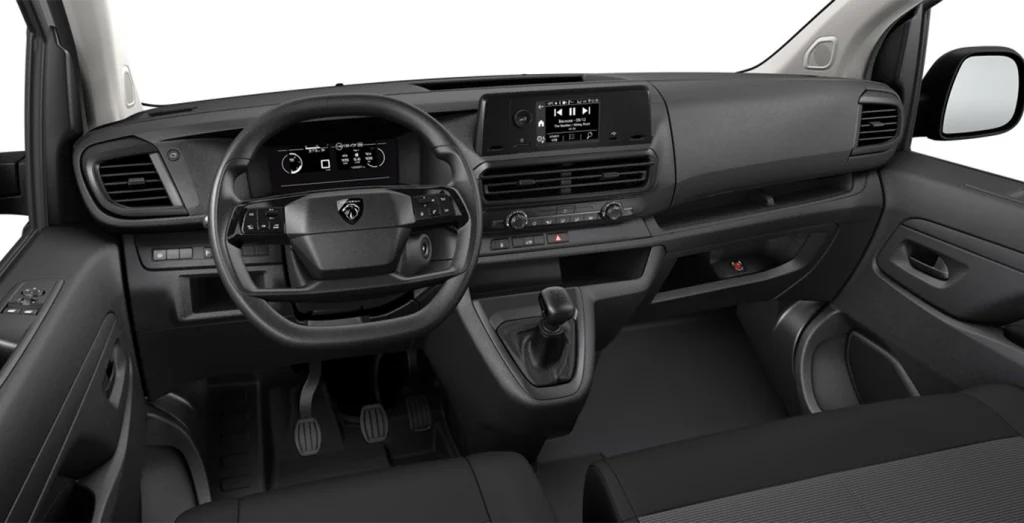Interior delantera del Peugeot Expert Furgón BlueHDi