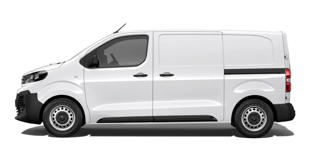 Vista lateral del Peugeot Expert Furgón BlueHDi