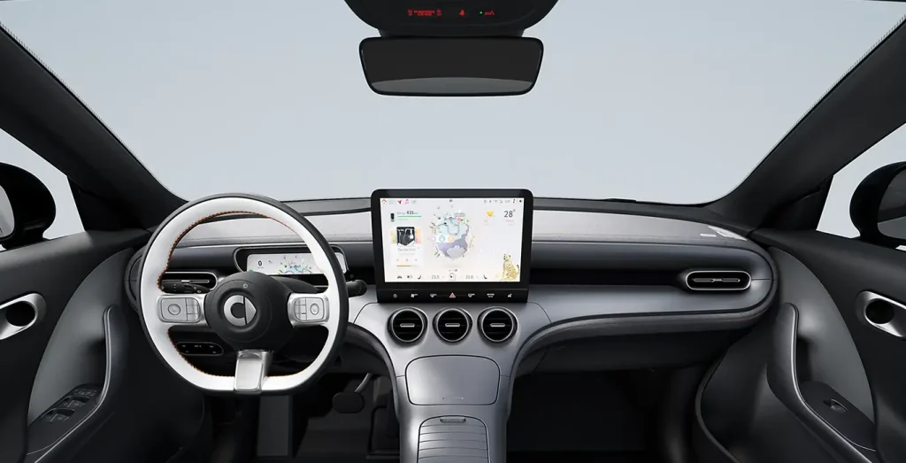 Interior delantera del Smart 3 Pro