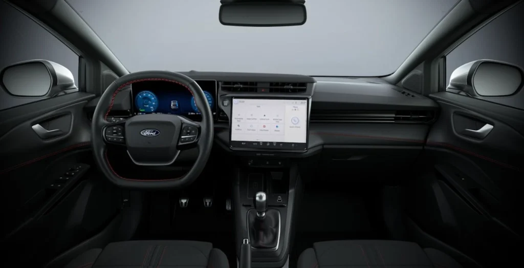 Cabina del Ford Puma ST-Line EcoBoost MHEV