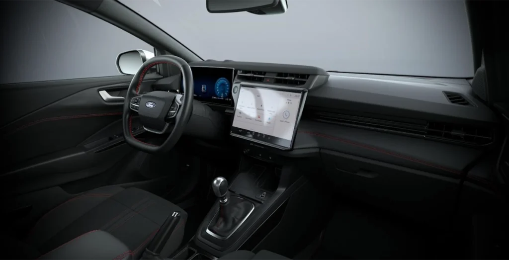 Interiores delanteros del Ford Puma ST-Line