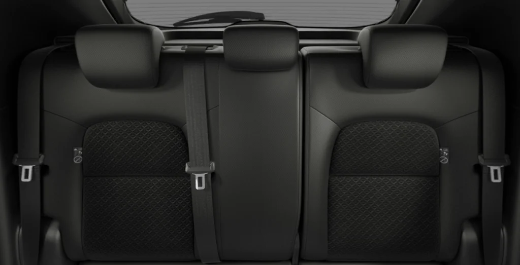 Asientos traseros del Nissan Juke Acenta