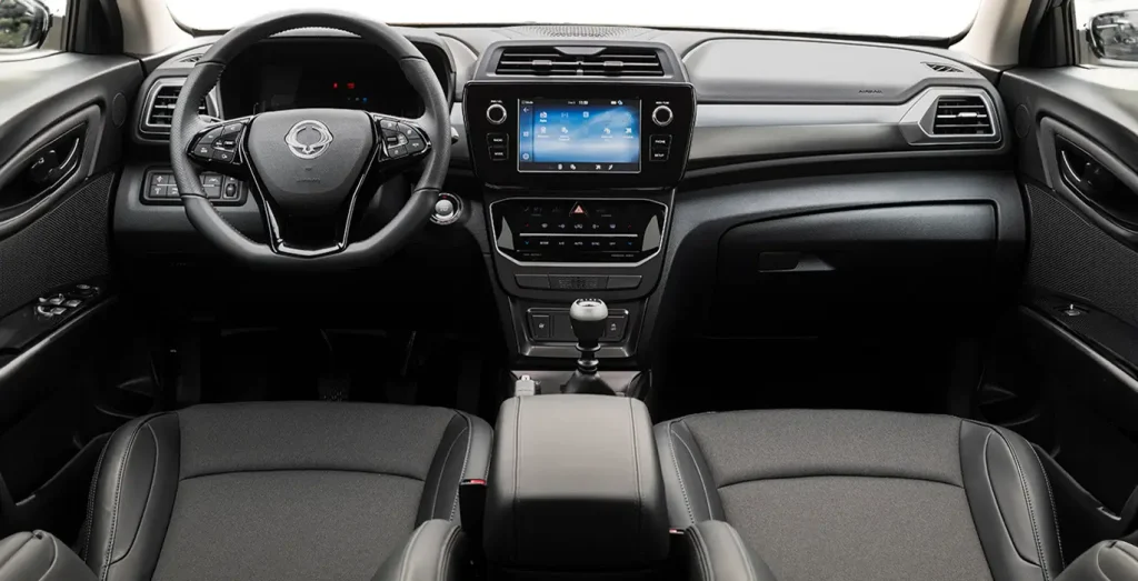 Cabina delantera del SsangYong Tivoli G15