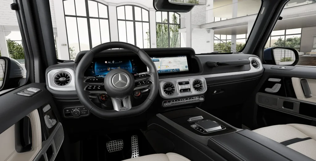 Interior delantero del Mercedes-AMG G 63
