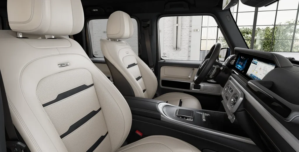 Interior delantero del Mercedes-AMG G 63