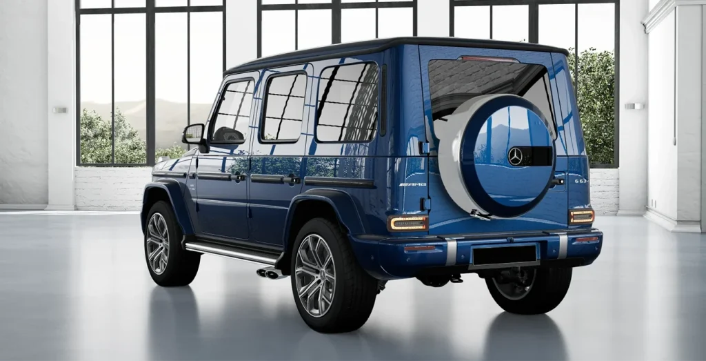 Vista trasera del Mercedes-AMG G 63
