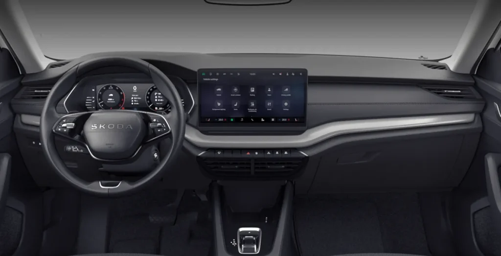 Interior delantero del Skoda Octavia Combi 1.5 TSI MHEV Selection