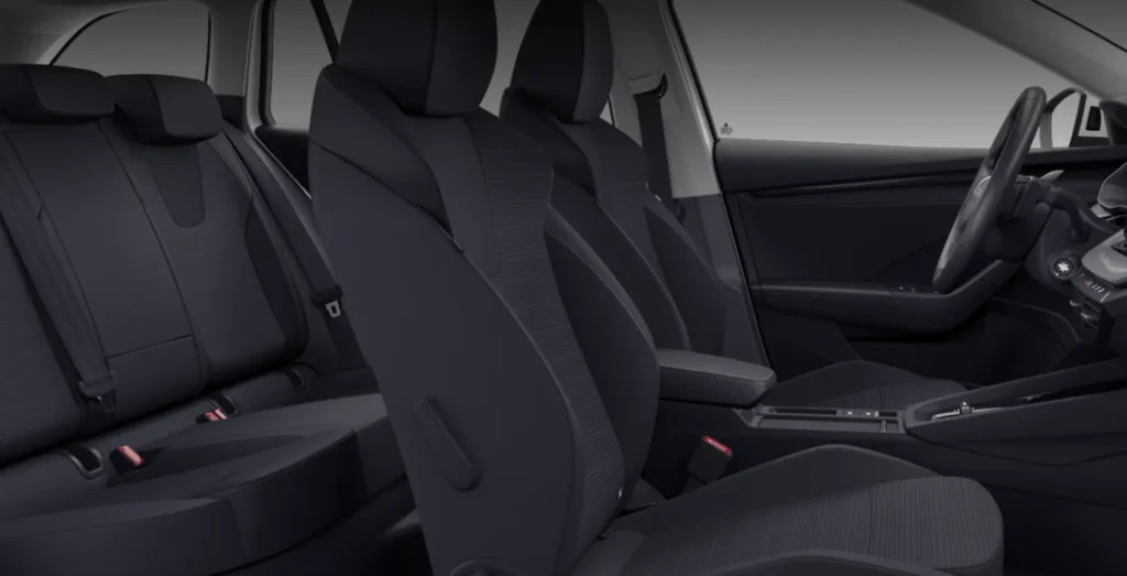 Interior trasero del Skoda Octavia Combi 1.5 TSI MHEV Selection