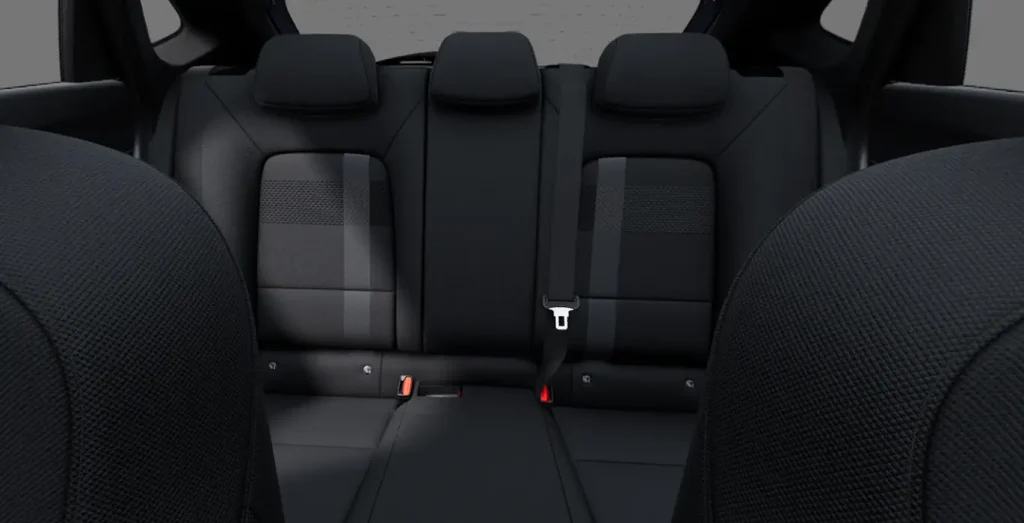 Interior trasero del Hyundai i20 Black Line 90cv