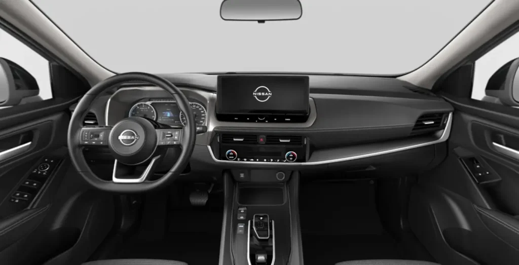 Interior delantero del Nissan Qashqai e-Power hybrid