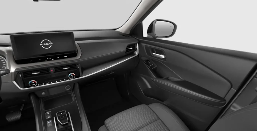 Interior delantero del Nissan Qashqai e-Power hybrid