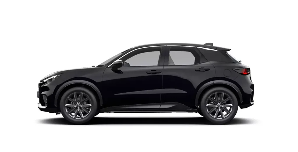 Lexus LBX 1.5 HEV Elegant negro - Vista lateral