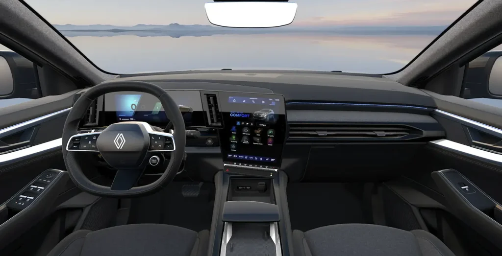 Interior delantero Renault Espace Techno E-Tech Full Hybrid 200CV