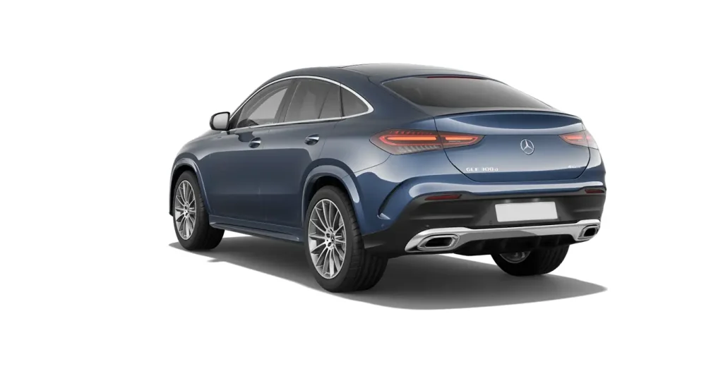 Mercedes-Benz GLE 300d 4MATIC Coupe azul vista trasera