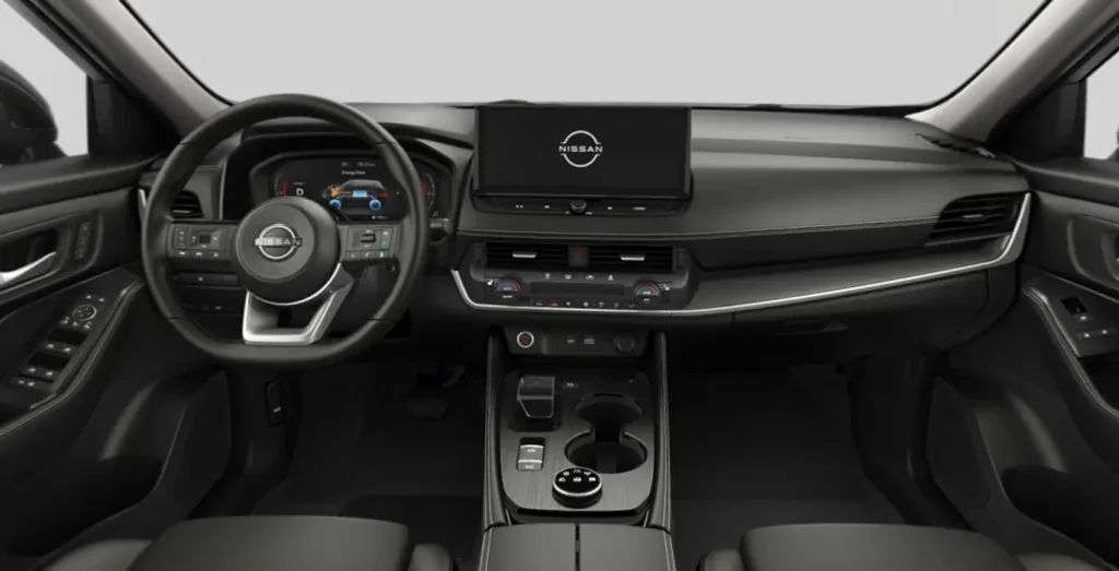 Nissan X-Trail V7P E-4ORCE N-Connecta interior del conductor