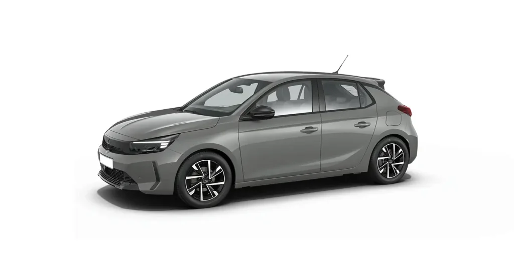 Opel Corsa 1.2T XHL GS 100cv gris vista lateral