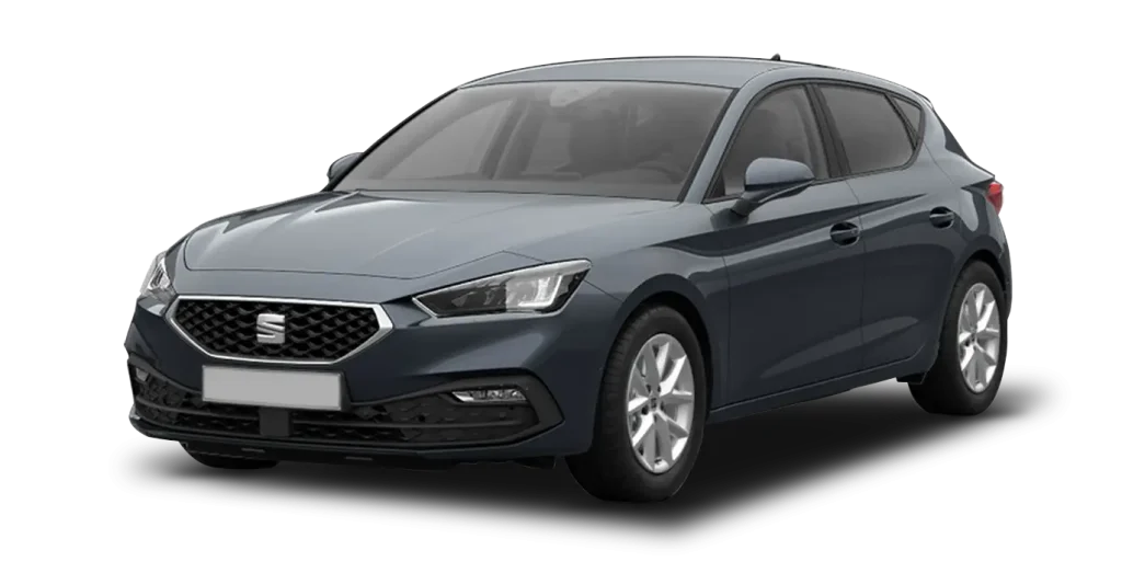 Seat León 1.5 eTSI 115CV DSG Style XL gris oscuro vista frontal