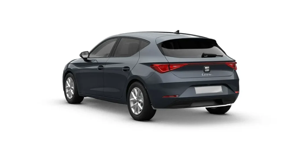 Seat León 1.5 eTSI 115CV DSG Style XL gris oscuro vista trasera