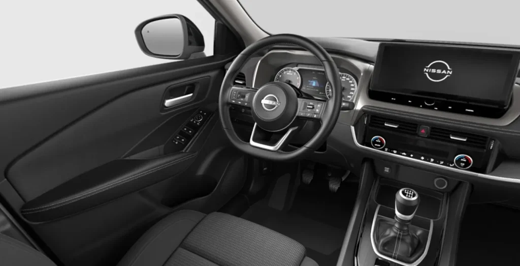 Interior delantero del Nissan Qashqai Acenta DIG-T MHEV