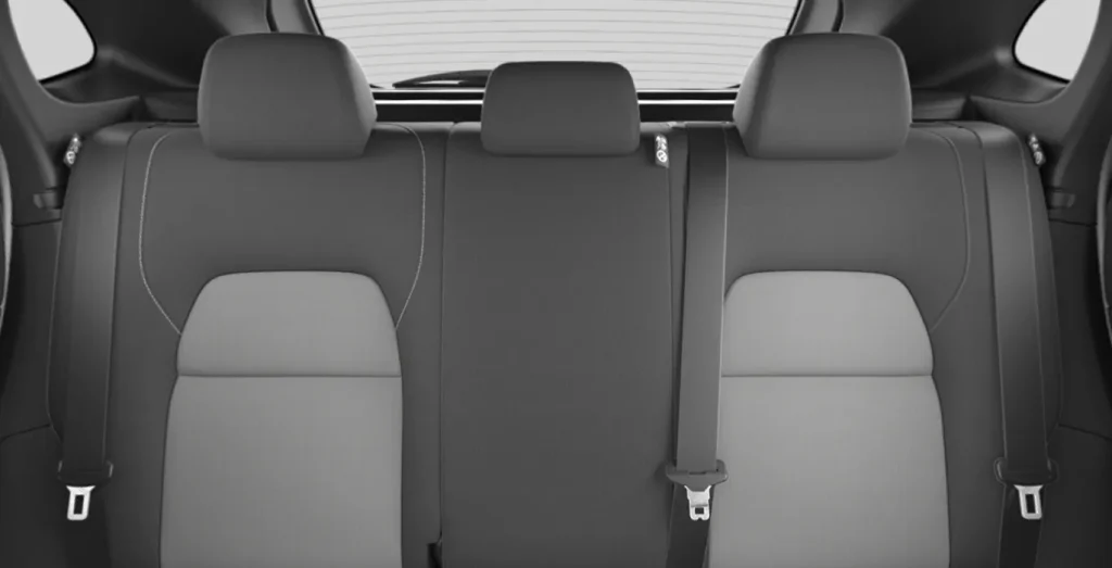 Interior trasero del Nissan Qashqai Acenta DIG-T MHEV