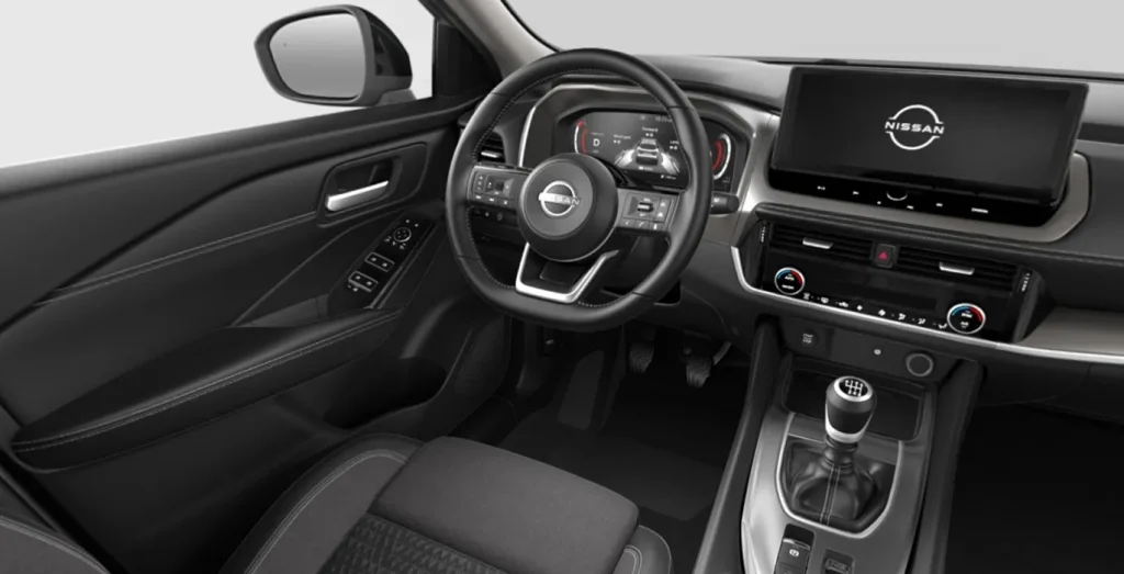 Interior delantero del Nissan Qashqai N-Connecta DIG-T