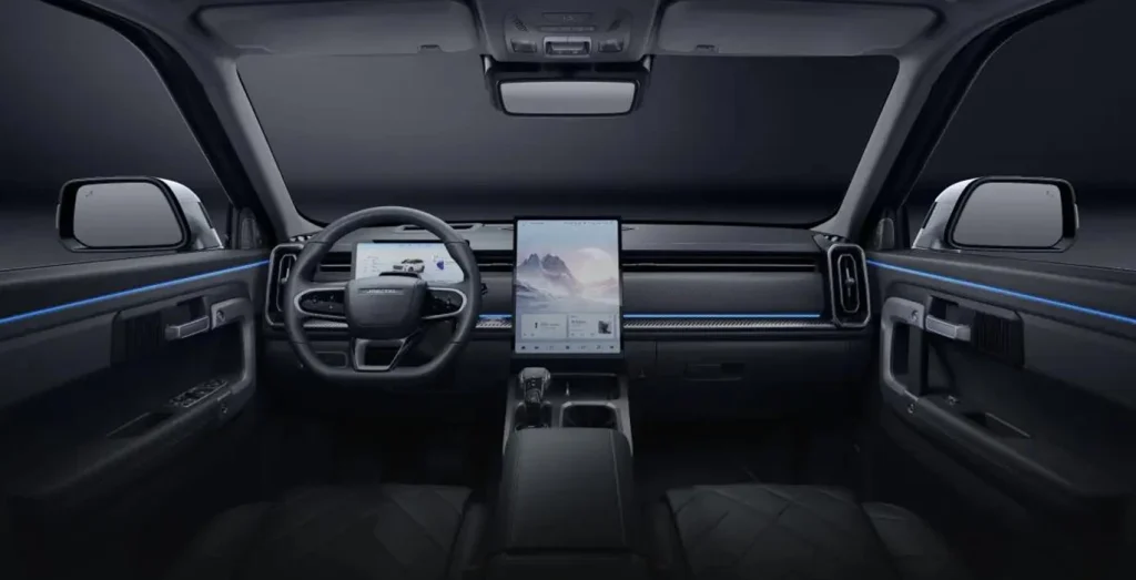 Jaecoo 7 HEV Pure interior zona de conducción