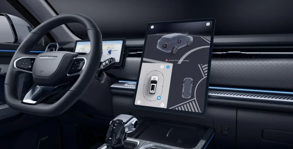 Jaecoo 7 HEV Pure 1.5 TGDI interior delantera