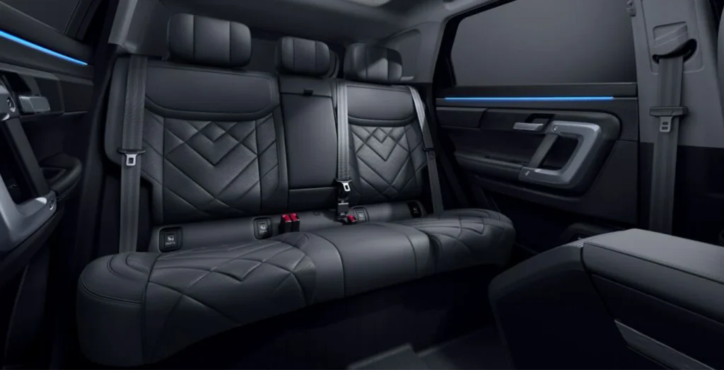 Jaecoo 7 HEV Pure interior asientos traseros
