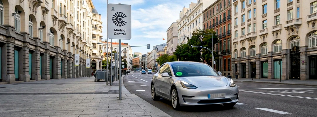 Etiqueta ECO: ¿puede entrar en Madrid Central?
