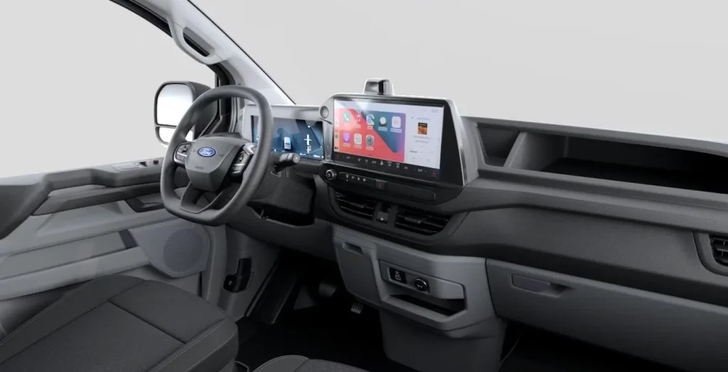 Ford-Transit-Custom-Van-BEV-83kWh-100kW-320-L1-Trend-interior-delantera